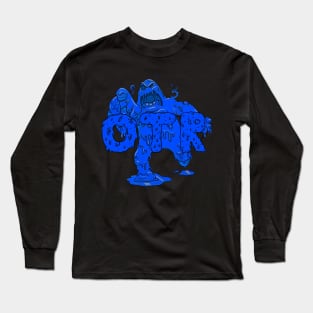 Only The Real Slime Blue Apparel Long Sleeve T-Shirt